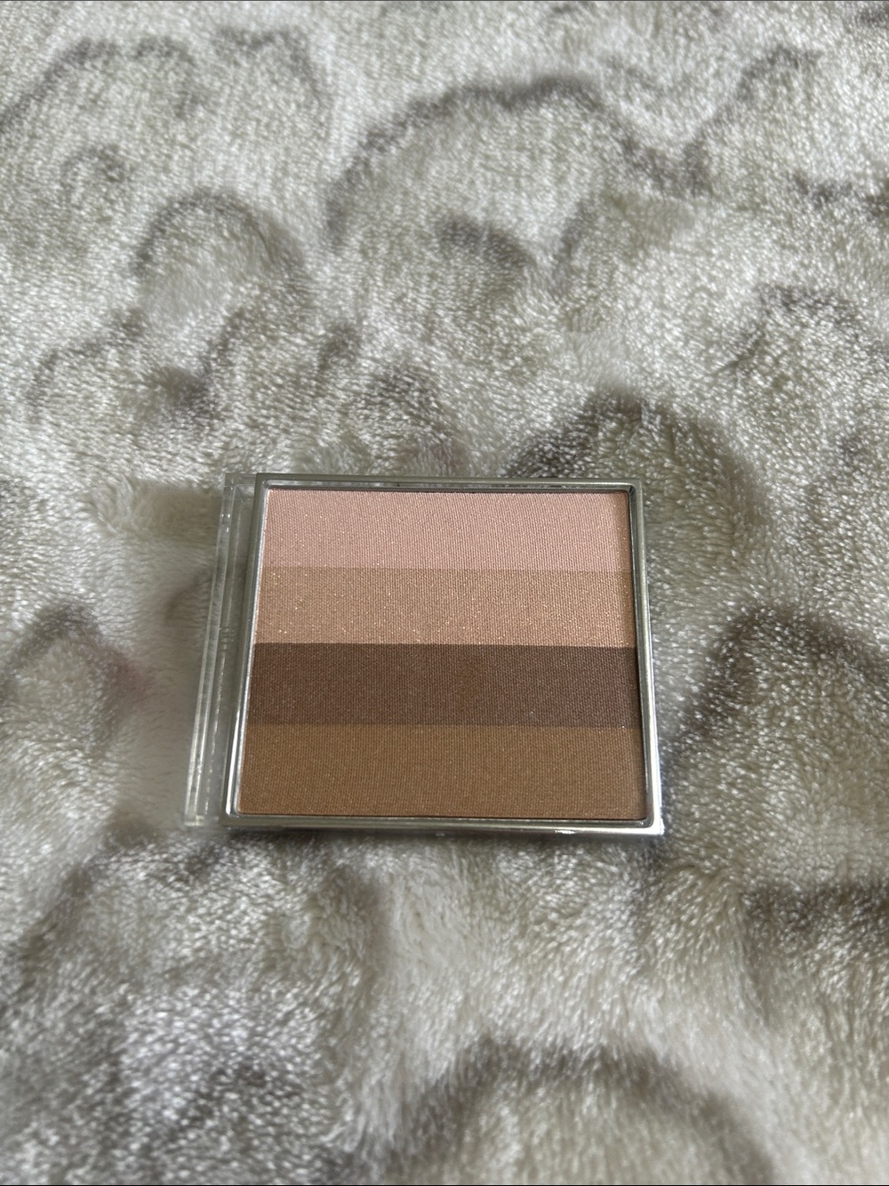 Neutral Shimmer Face Palette - Peachy Nude Tones